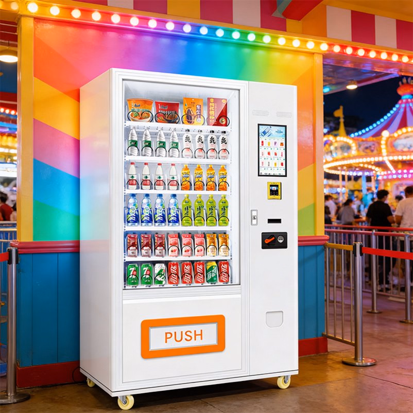 Customizable Software Multi-Temperature Outdoor Large Capacity Food Vending Machine